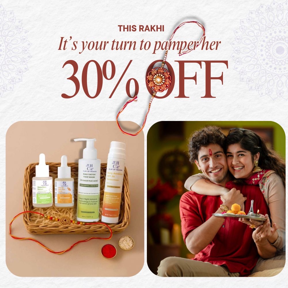Rakhi Glow Gift Hamper – A Heavenly Skincare Ritual for Your Sister