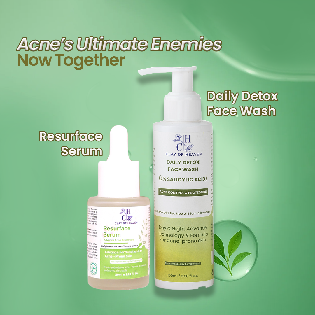Acne Control Combo – Face Wash + Resurface Serum